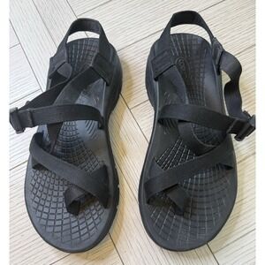 Chaco Men's Z/Volv 2 Sandals Black Adjustable Webbing Unisex Men 9 US Women 10.5